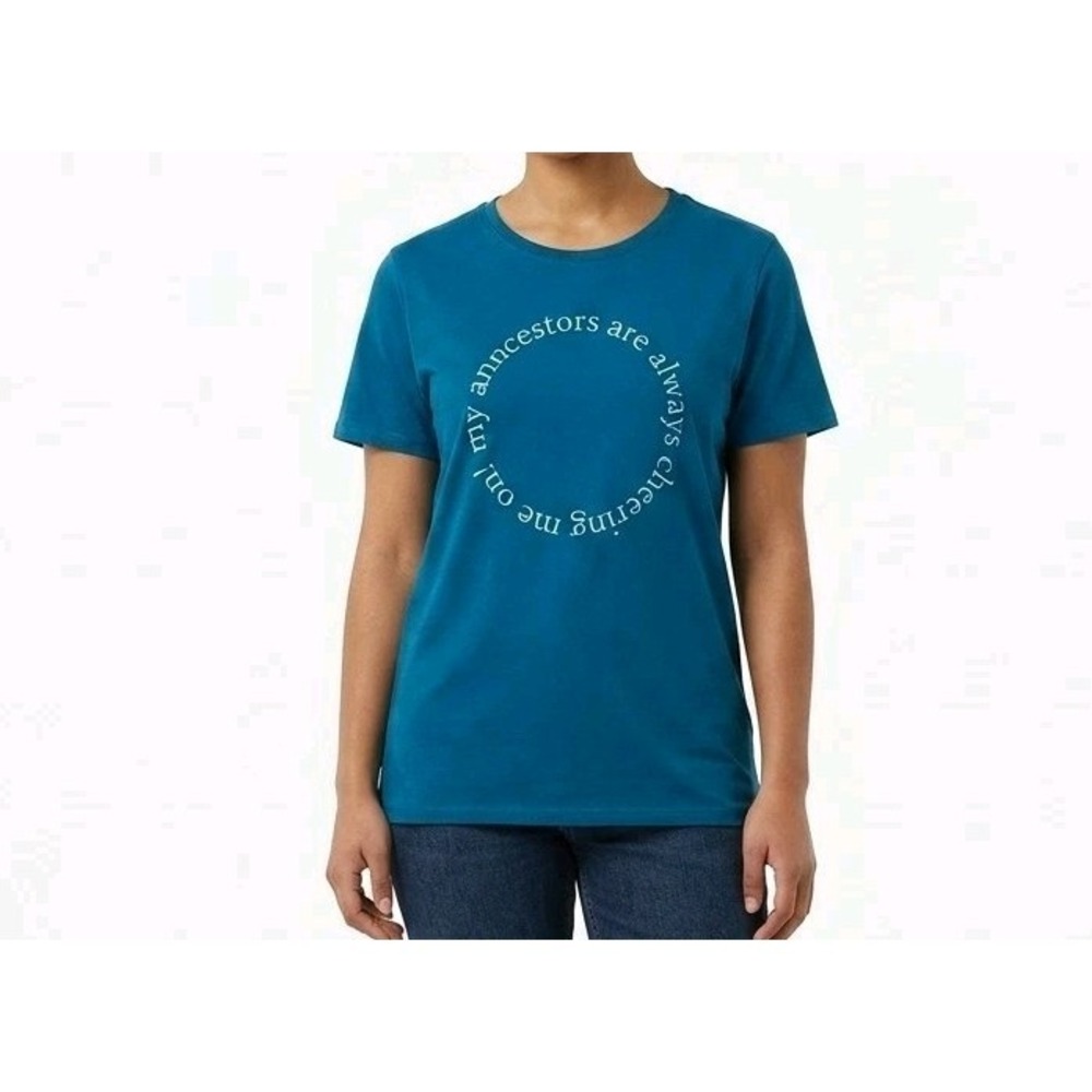 JZD Blue Ancestors Short Sleeve T-Shirt Latino‎ Heritage Month Size XXL